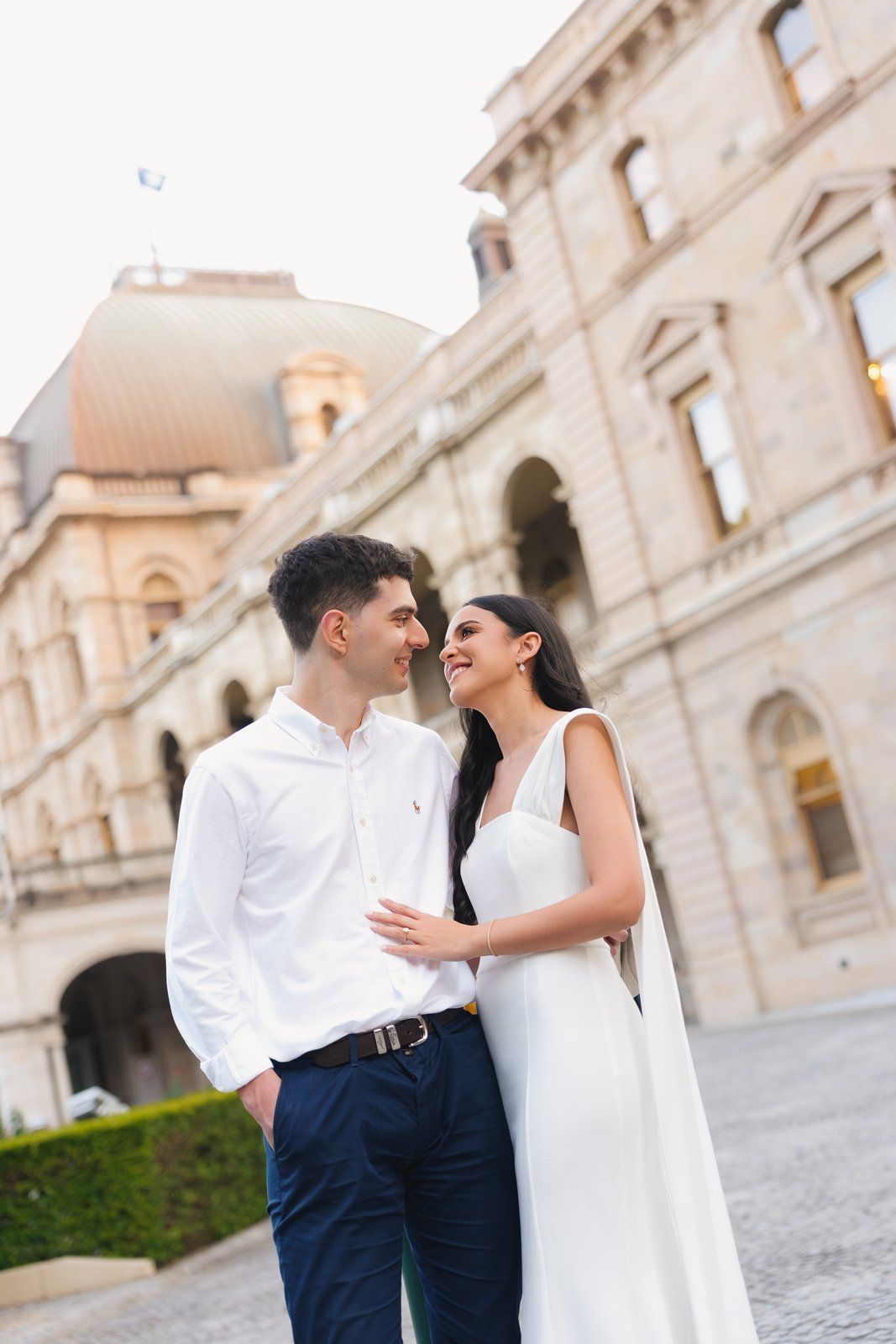 Nicholas and Jess together at their engagement photo shoot